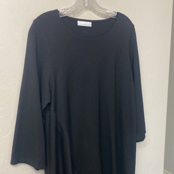 Bryn Walker asymmetrical black dress size small. - Picture 4 of 14